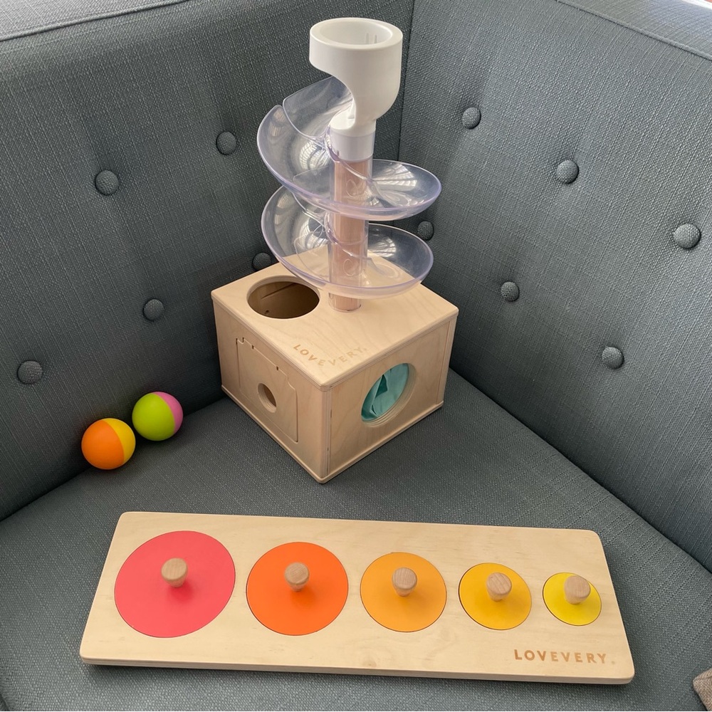 Lovevery Bundle Ball Run & Friends Puzzle